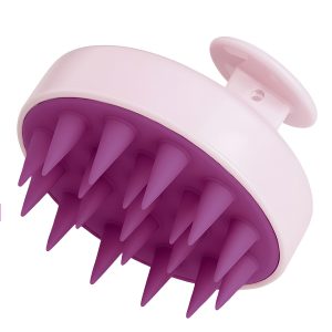 Matra Silicone Hair Scalp Massager & Anti Dandruff Shampoo Brush With Detachable Handle (Dual Tone)