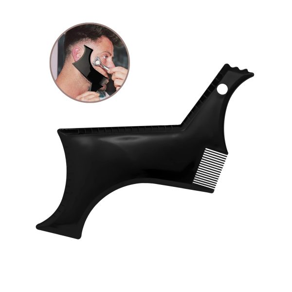 Matra Beard Shaper Tool with Comb for Trimming Shaping Styling Beard and Moustache Stencil Styler for Men for Home and Salon Use