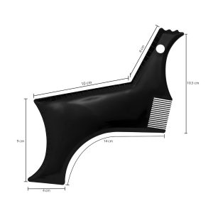 Alternative view of Matra Beard Shaper Tool with Comb for Trimming Shaping Styling Beard and Moustache Stencil Styler for Men for Home and Salon Use