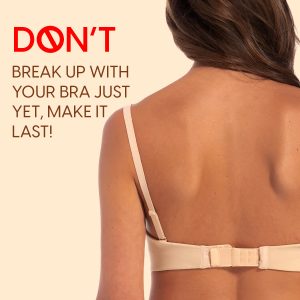 Alternative view of Matra Bra Extender Stretchable Elastic Extension Strap Adjustable Buckle Clasp 2 Hook 3 Eye Beige