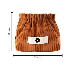 Alternative view of Matra Self Closing Makeup Pouch Small Storage Coin Purse Cosmetic Multipurpose Travel Jewellery Bag