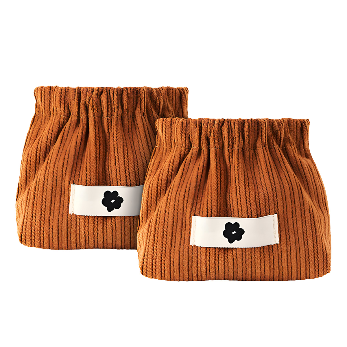 Matra Self Closing Makeup Pouch Small Storage Coin Purse Cosmetic Multipurpose Travel Jewellery Bag 2Pc