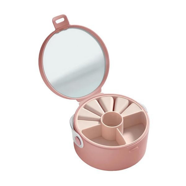 Matra Mini Jewellery Box Organiser Bag Travel Pouch Storage Kit Portable Mirror Case