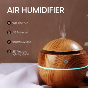 Alternative view of Matra Humidifier Aroma Diffuser Cool Mist Essential Oil Moisture Ultrasonic Aromatherapy LED Light