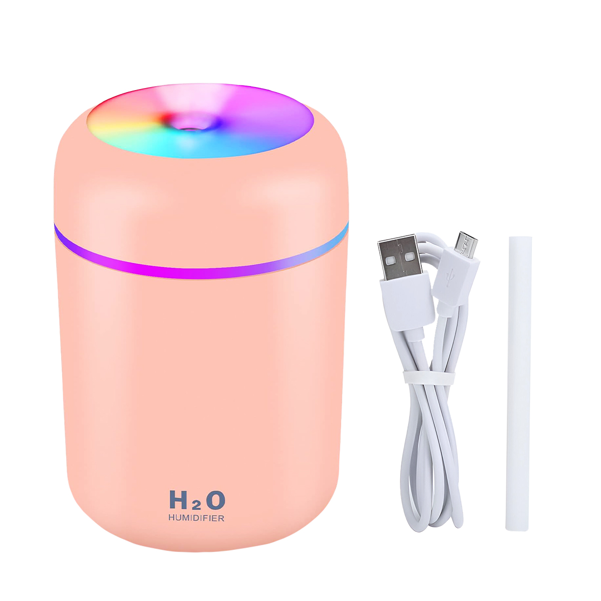 Matra Ultrasonic Humidifier Cool Mist Diffuser for Room Bedroom Home Office with LED Night Light