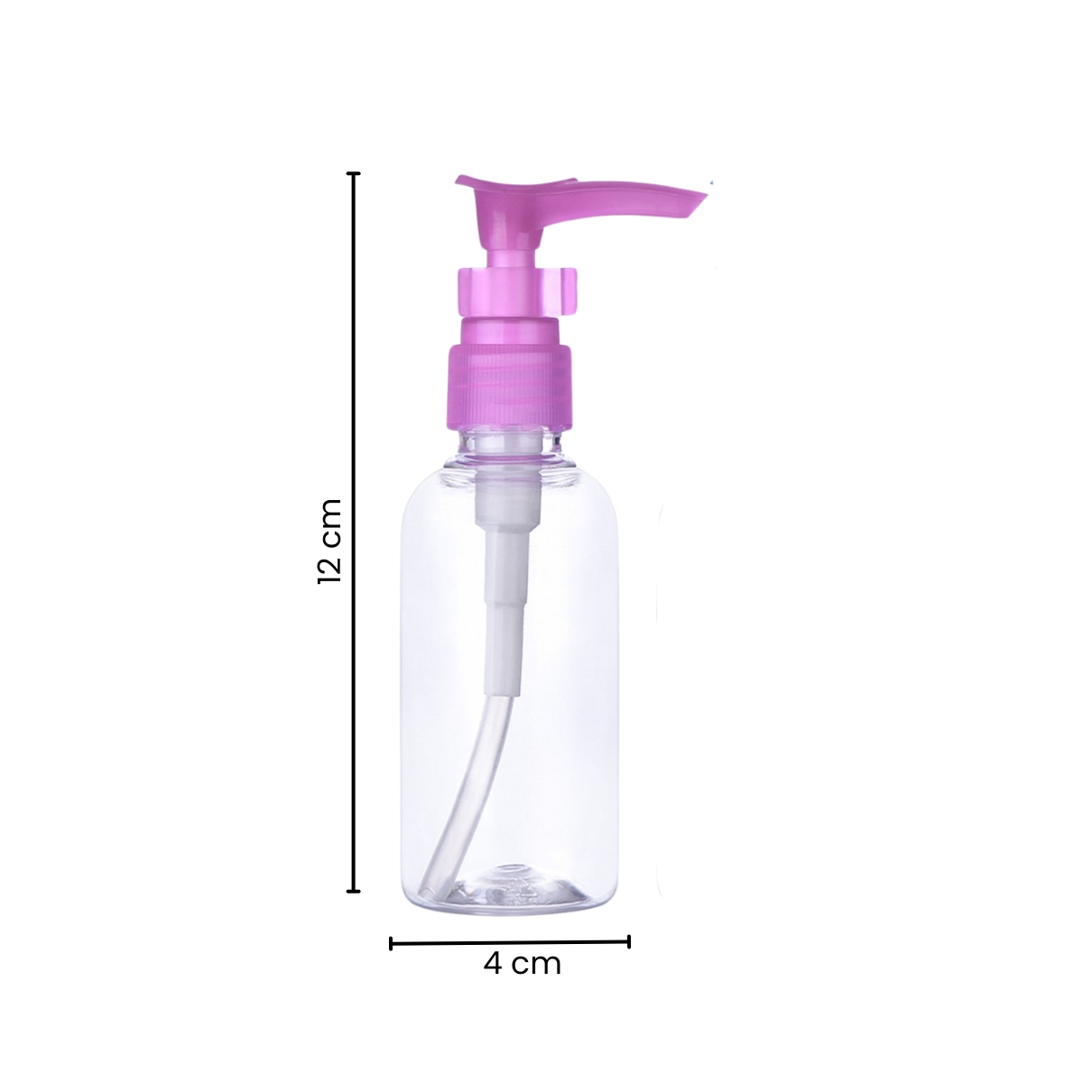 Matra Travel Pump Bottle 75ML Empty Dispenser with Lock for Toiletries Shampoo Lotion RandomColor - Image 2