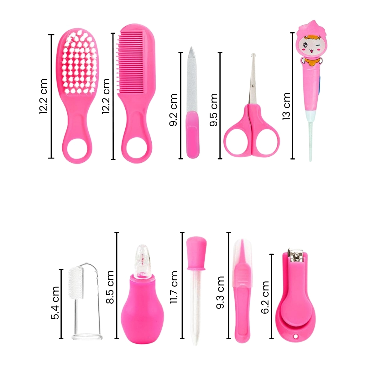 Matra Baby Grooming & Healthcare Kit Gift Set 10-in-1 Combo Portable Manicure Newborn Shower Bundle - Image 2