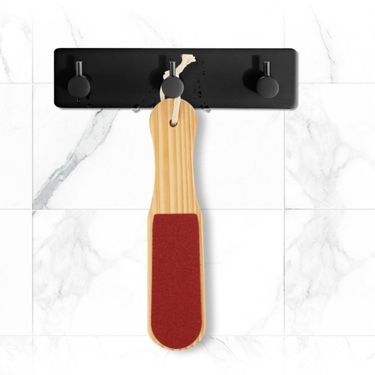 Matra Foot Filer & Scrubber Wooden Double Sided Dead Skin Callus Remover Feet Heels Pedicure Tool - Image 5
