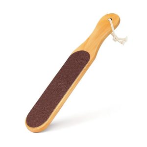 Matra Foot Filer & Scrubber Wooden Double Sided Dead Skin Callus Remover Feet Heels Pedicure Tool