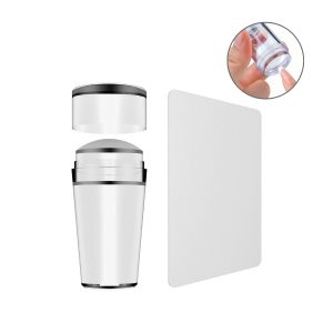 Matra Nail Art Stamper & Scraper French Tip Kit Silicon Stamping Print Manicure Tool Accessories Set
