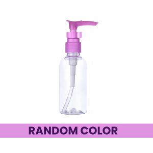 Matra Travel Pump Bottle 75ML Empty Dispenser with Lock for Toiletries Shampoo Lotion RandomColor