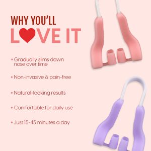 Alternative view of Matra Nose Shaper Clip Silicone Slimmer Device Thinning Lifting Straightening Shaping Slimming Tool