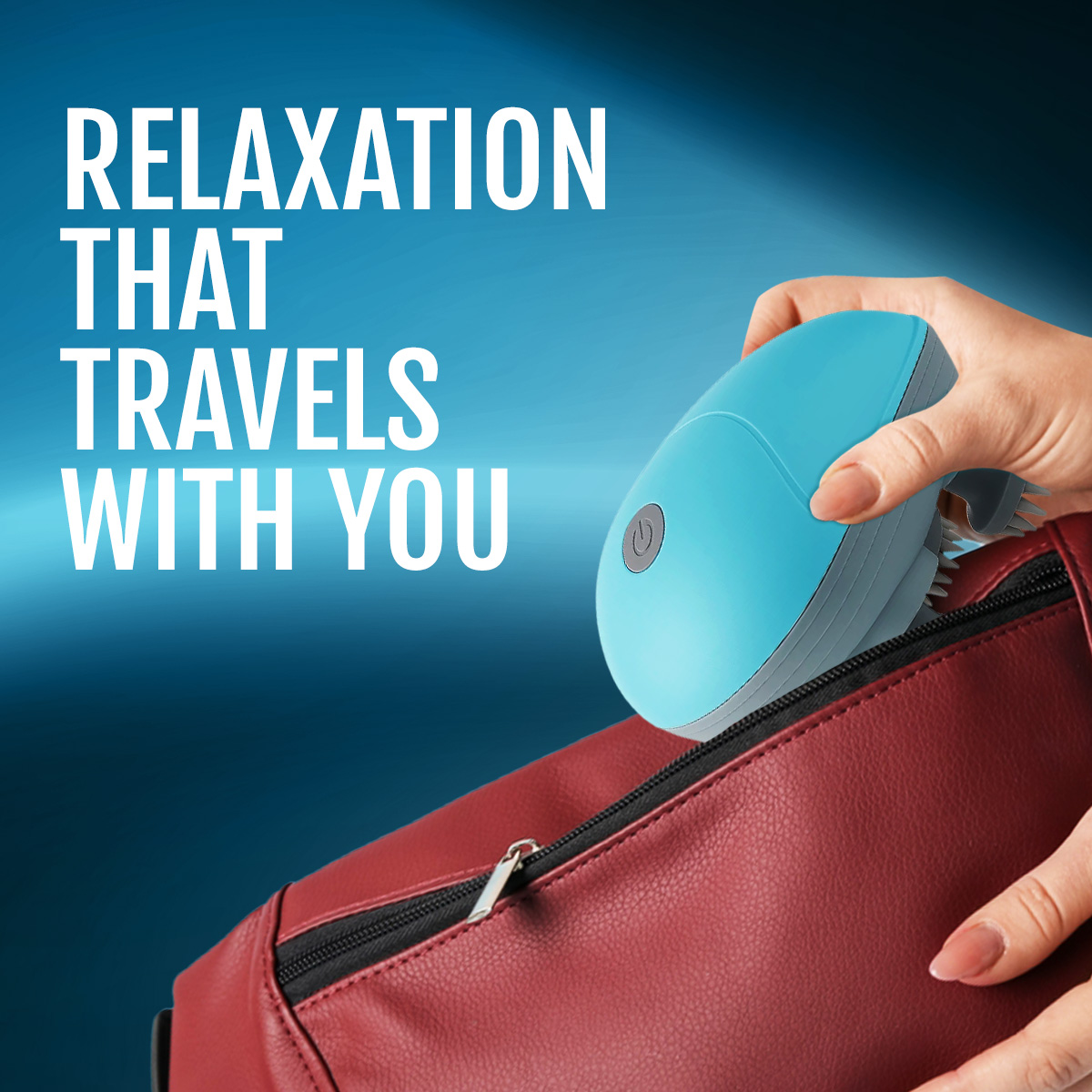 Matra Electric Scalp Massager for Hair Growth, Head & Body for Relaxation Rechargeable Handheld - Image 7