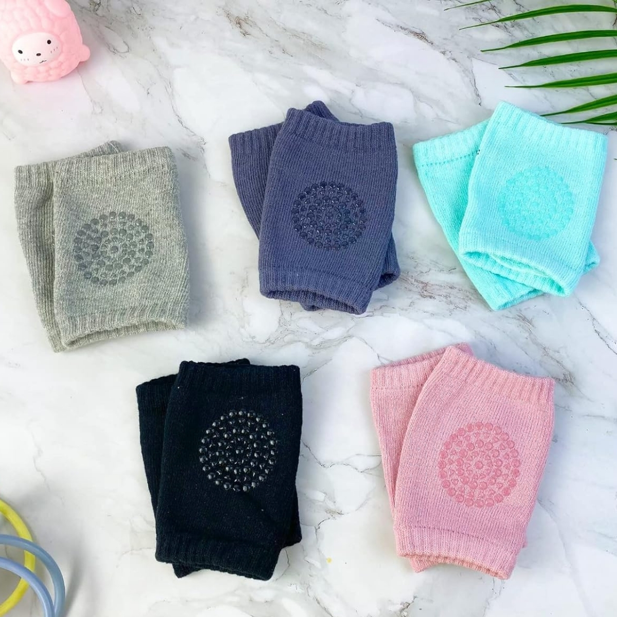 Matra Baby Knee Pads for Crawling Elbow & Kneecap Protective Safety Socks Anti-Slip Soft Protectors (1 Pair) - Image 7