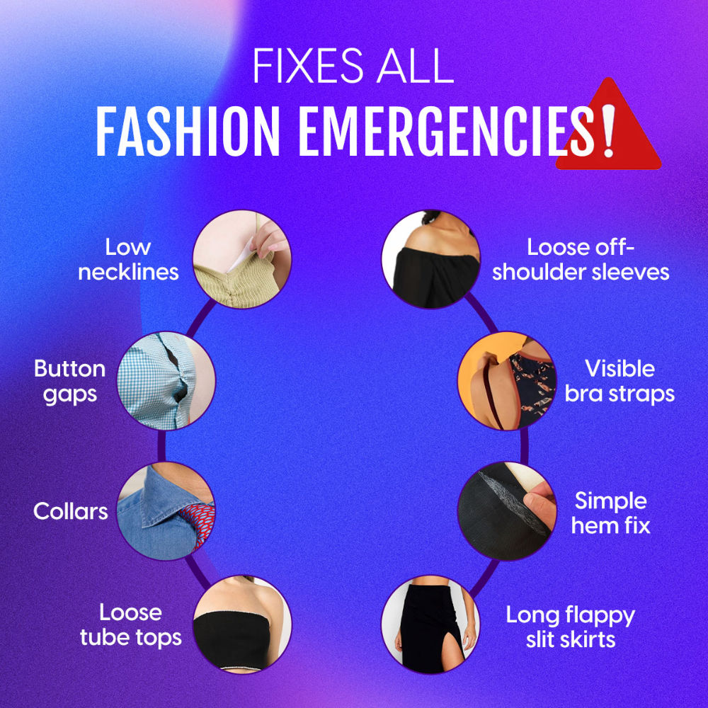 Matra Double-Sided Fashion Tape Invisible Dressing Tape Strips (216Pcs) - Image 4