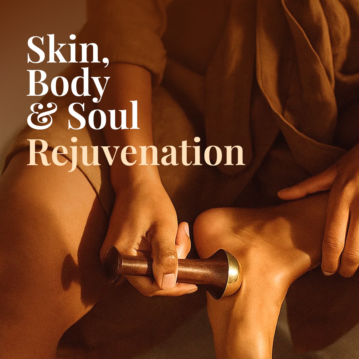 Matra Kansa Wand Massager for Face, Body & Feet - Natural Ayurvedic Bronze Foot, Neck & Facial Tool - Image 5