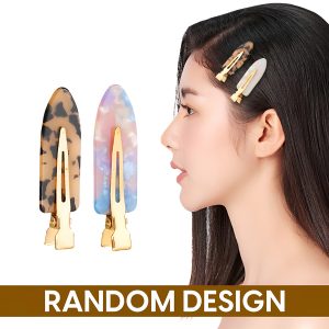 Matra No Bend No Crease Hair Clips for Makeup & Skincare Flat, Smooth & Seamless Styling Pins 2Pc