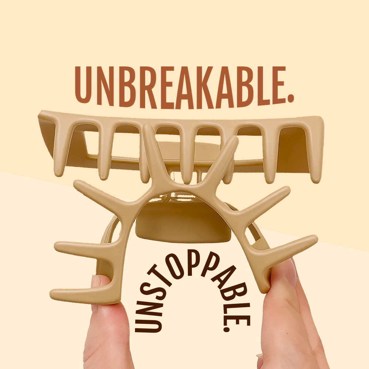 Matra Flexible Claw Clips Unbreakable Squishy Hair Clutcher Soft Cozy Silicone Large Big Cloud 4Pc - Image 2