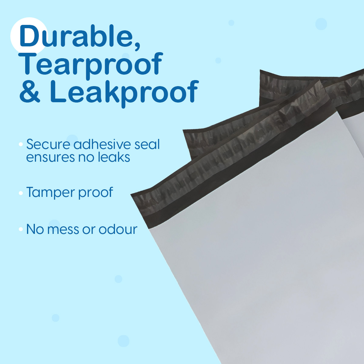 Matra Baby Diaper Disposal Bags - Oxo-Degradable Multipurpose Disposable Odour Sealing Discreet Bags (25Pc) - Image 3