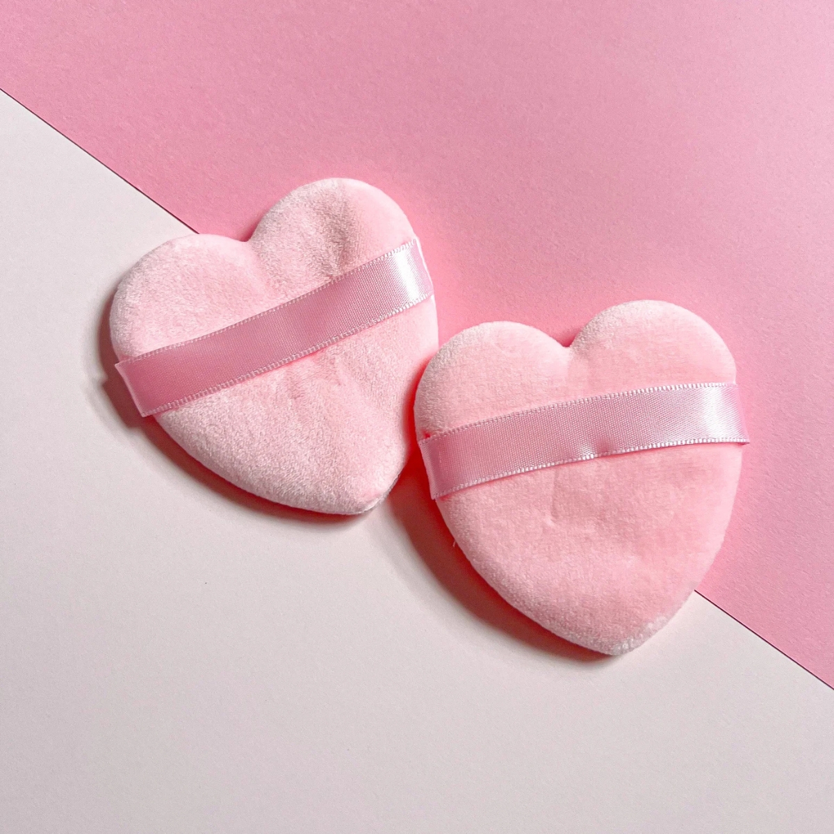 Matra Makeup Powder Puff Heart Shaped Blender Beauty Sponge Triangle Compact Setting Applicator - Image 6