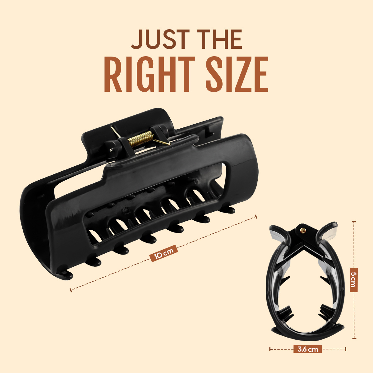 Matra Flexible Claw Clip Unbreakable & Bendable Cloud Hair Clutcher Soft Silicone Large Big AnyColor - Image 4