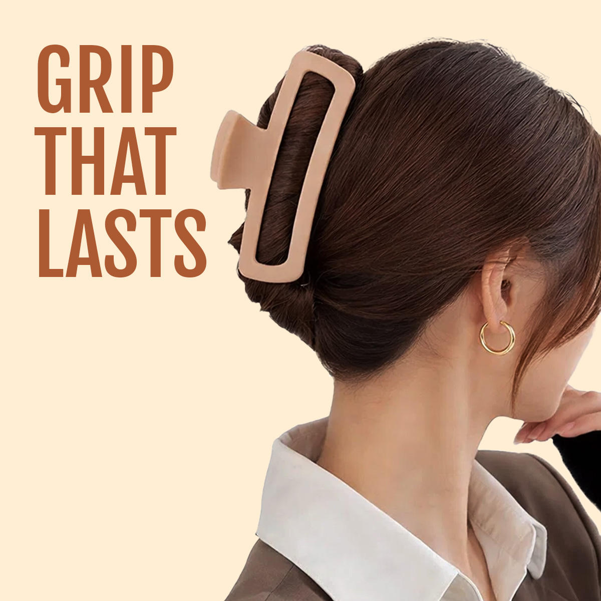 Matra Extra Large Claw Clip Jumbo Clutcher for Thick, Curly, or Long Hair Big Clutches (RandomColor) - Image 4