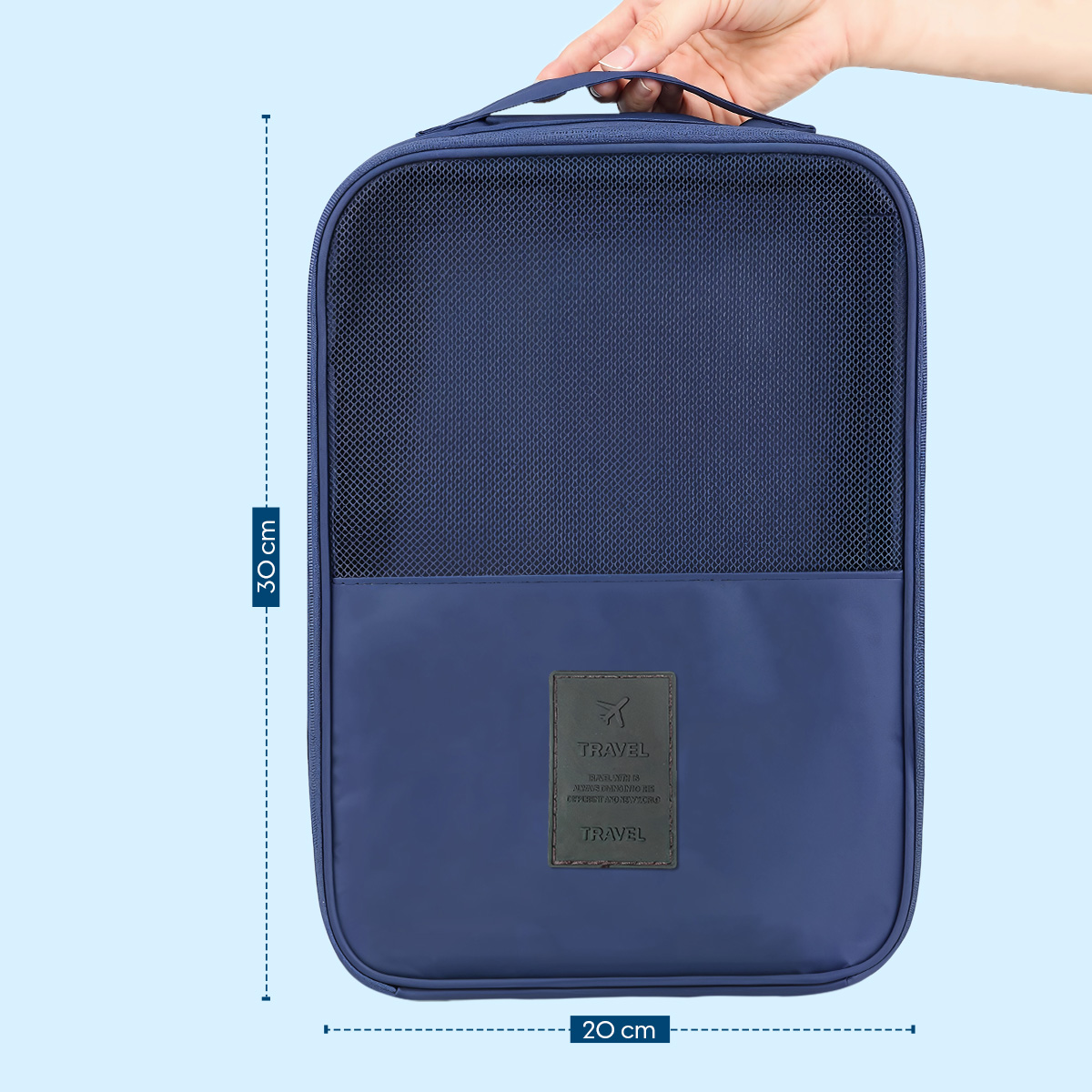 Matra Travel Shoe Bag Multipurpose Organizer for Footwear Packing & Storage Portable Pouch for Shoes - Image 4