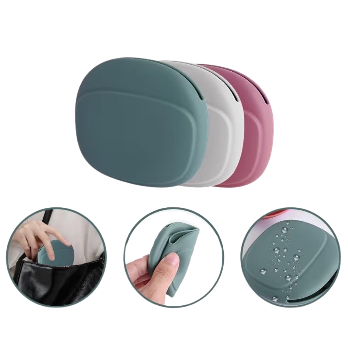 Matra Small Pouch Bag Storage Organizer Multiuse Travel Holder Case for Makeup, Lipsticks, Earphones - Image 6