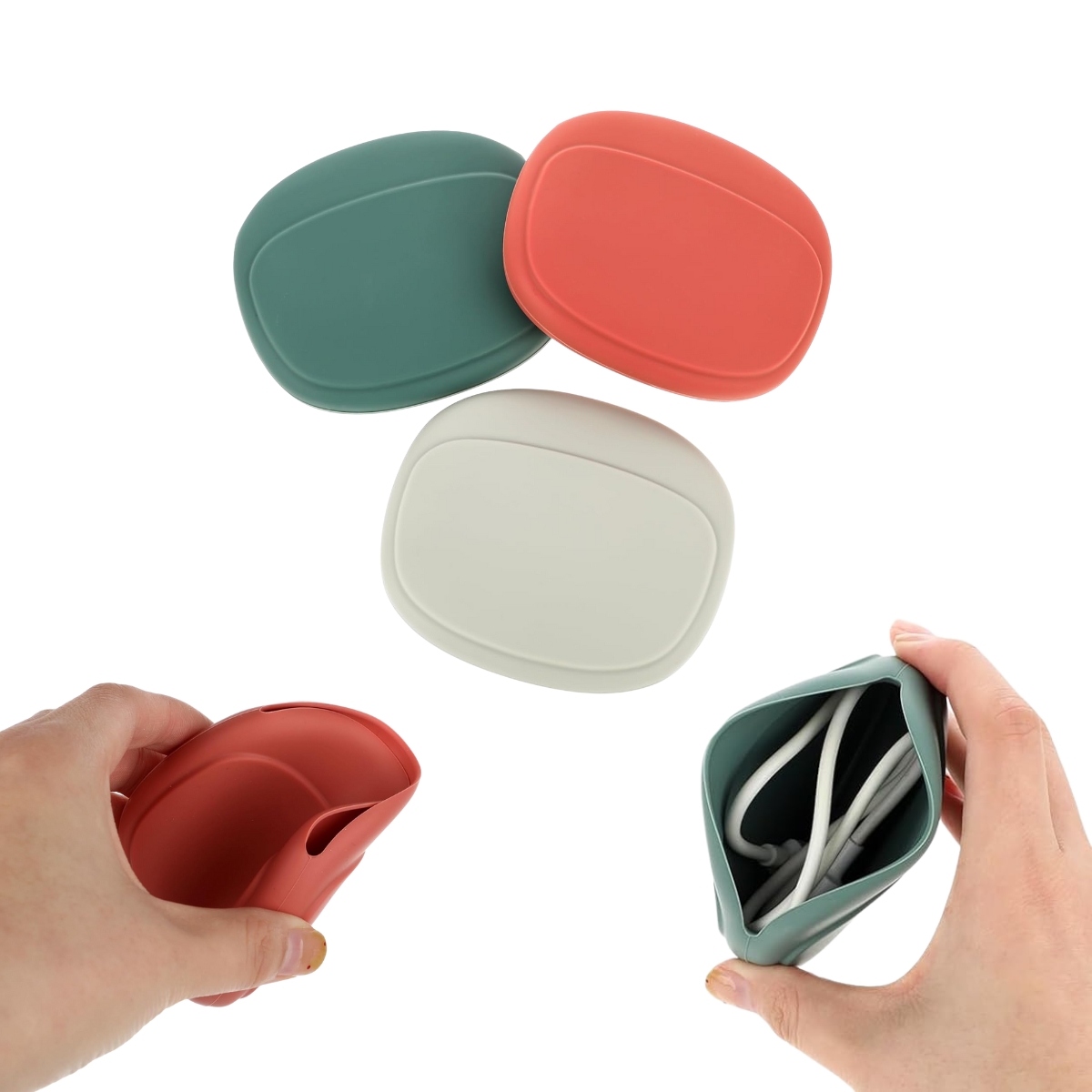 Matra Small Pouch Bag Storage Organizer Multiuse Travel Holder Case for Makeup, Lipsticks, Earphones - Image 7