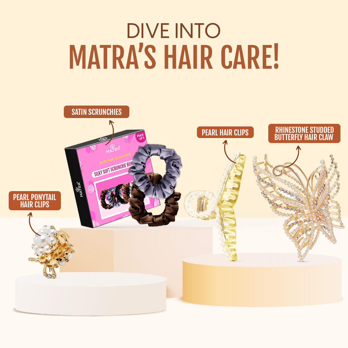 Matra Extra Large Claw Clip Jumbo Clutcher for Thick, Curly, or Long Hair Big Clutches (RandomColor) - Image 7