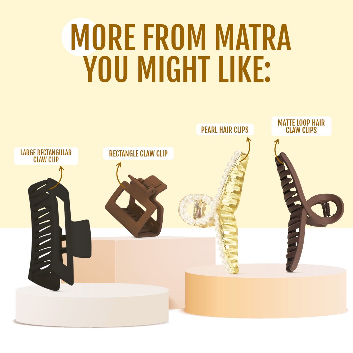 Matra Luxe Claw Clip Hair Clutcher Gold Flower Big Large Fancy Crystal Rhinestone Pearl Clutches - Image 7