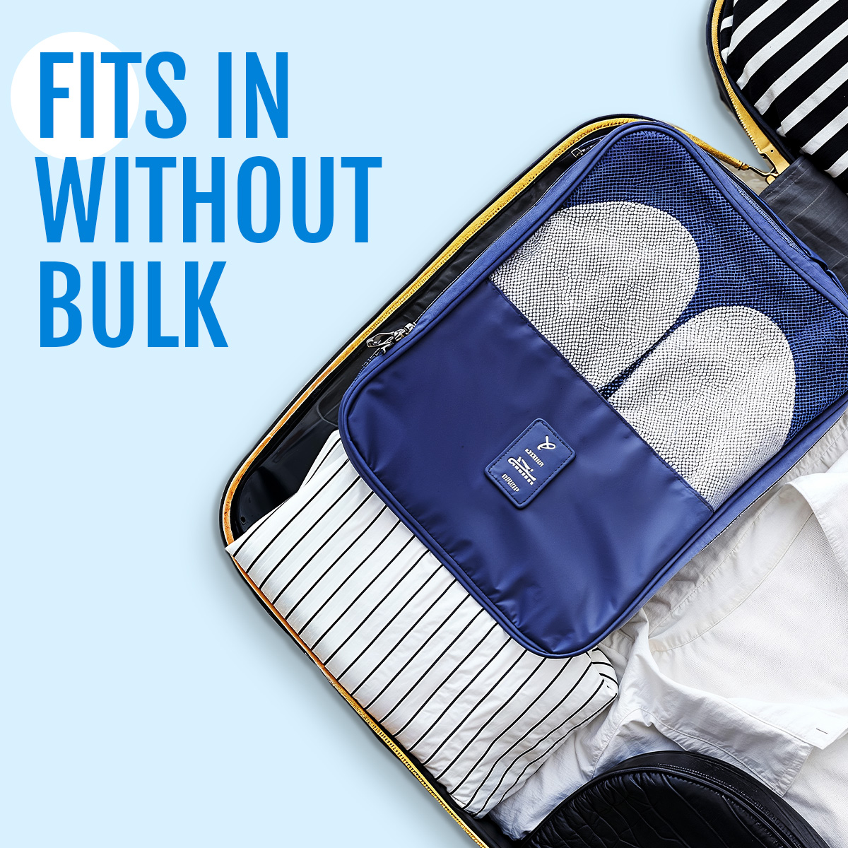 Matra Travel Shoe Bag Multipurpose Organizer for Footwear Packing & Storage Portable Pouch for Shoes - Image 7