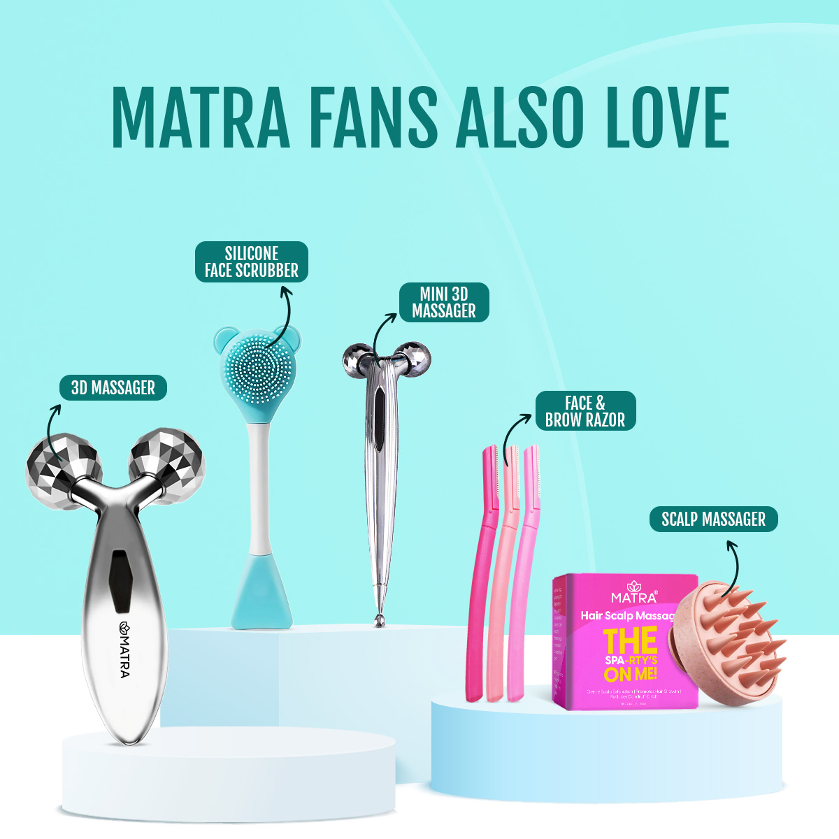 Matra Derma Stamp Skin Roller for Face, Beard & Hair 140 Adjustable Titanium Microneedles 0.25mm-3mm - Image 8