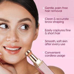 Alternative view of Matra Facial Hair Remover Eyebrow, Face & Upperlips Trimmer Women’s Razor - Rechargeable & Painless