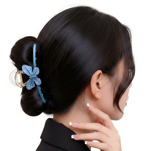 Alternative view of Matra Claw Clip Butterfly Hair Clutcher Embellished Large Big Metal Clutches for All Hair Types