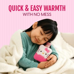 Alternative view of Matra Hot Water Bag with Soft Cute Cover Kid-friendly Small Bottle Heat Pad Travel Hand Bed Warmer