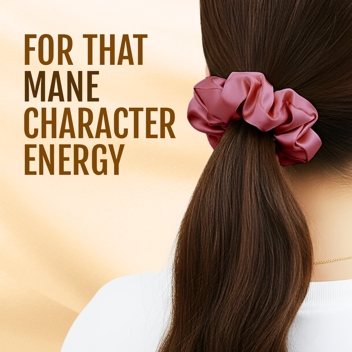 Matra Large Satin Scrunchies Set of Silky & Soft Premium Hair Tie Rubberbands - Anti Hair Breakage - Image 5