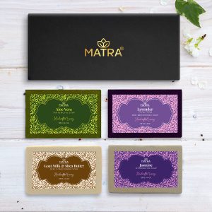 Matra Mother’s Day Gift Set Box Hamper for Mom - Luxurious Handmade Bath Soaps Combo Pack for Her