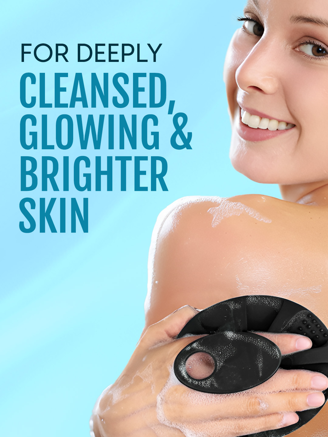 Matra Silicone Body Scrubber Exfoliating Bath Brush - Deep Cleansing Dead Skin Removal Shower Loofah - Image 6