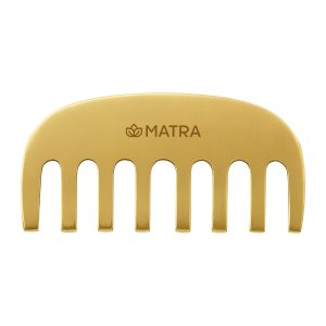 Matra Kansa Comb Massage Tool for Hair Growth - Ayurvedic Bronze Scalp Massager Head Gua Sha Brush