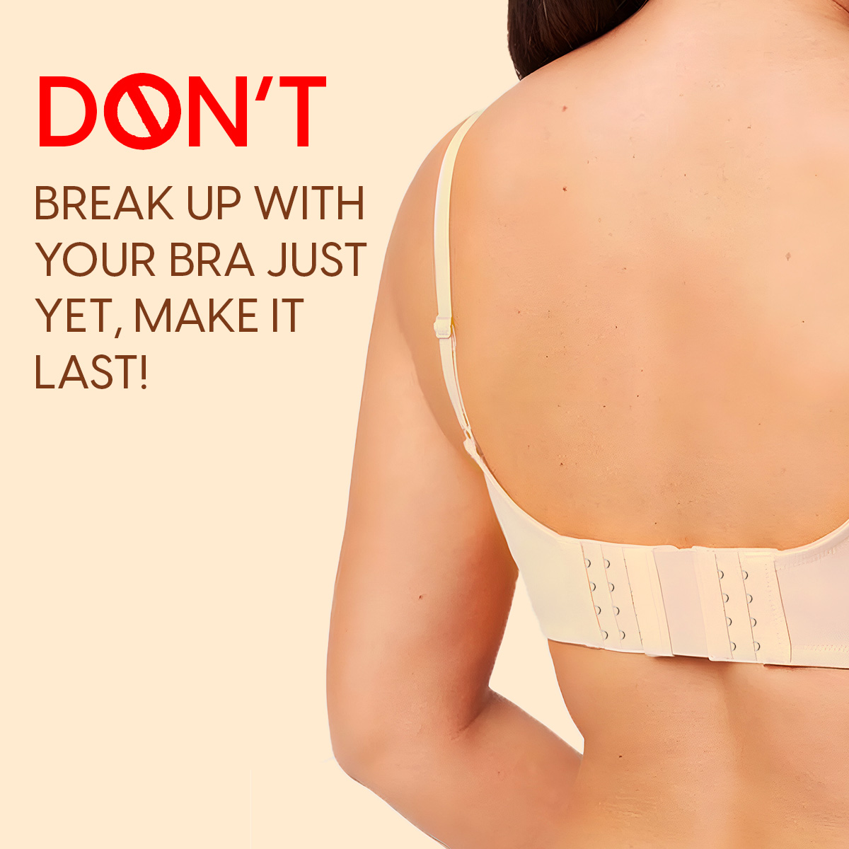 Matra Bra Extender Stretchable Elastic Extension Adjustable Strap 4 Hook 4 Eye (Black) (Copy) - Image 3