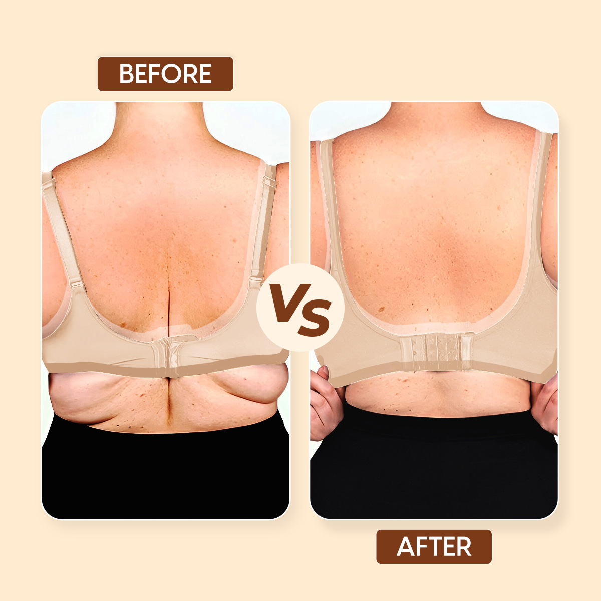 Matra Bra Extender Stretchable Elastic Extension Adjustable Strap 4 Hook 4 Eye (Black) (Copy) - Image 4