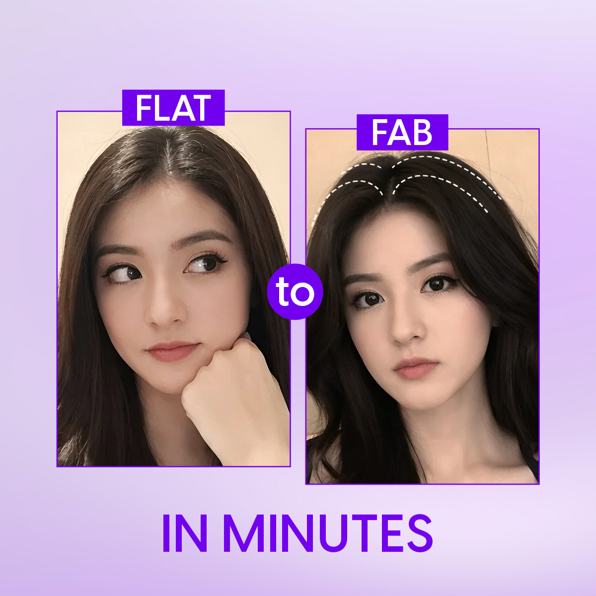 Matra Hair Volumizing Root Lifting & Sectioning Clips - Blow Dry Velcro Curler Bangs Styling Roller (2pcs - 1each) - Image 5