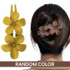 Matra Hair Clip Claw Clutcher Flower Duckbill Alligator Large Floral Clutches (Any Colour) 1 pc