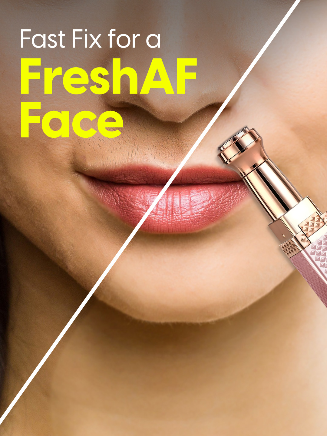 Matra Facial Hair Remover Eyebrow Face & Upperlips Trimmer Razor - Painless & Rechargeable for Women - Image 5
