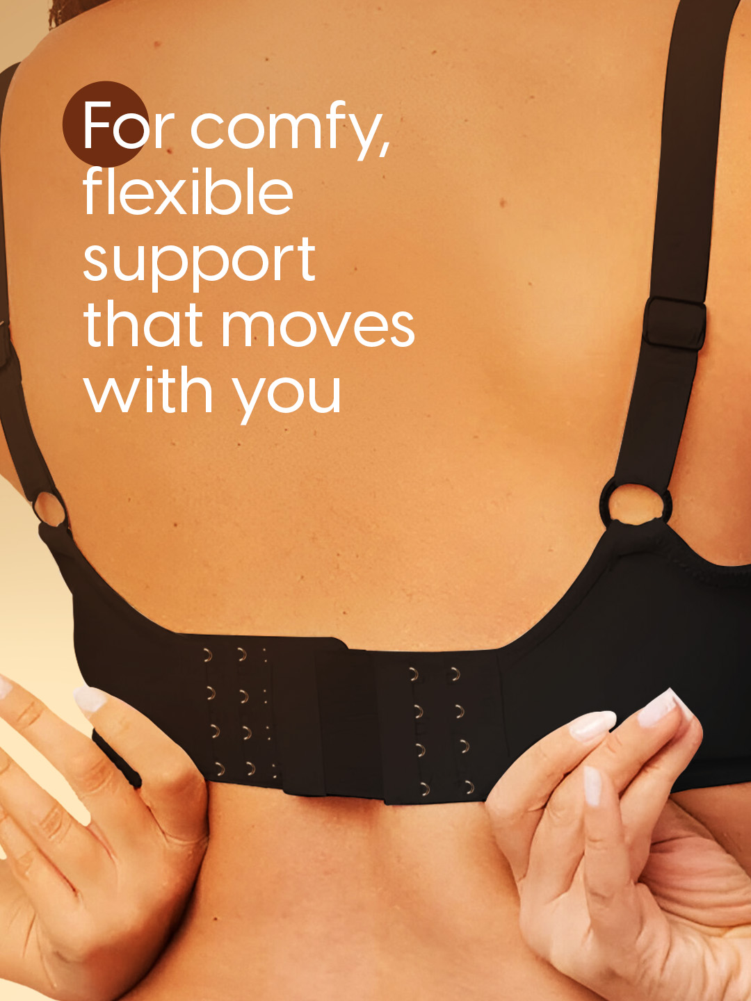 Matra Bra Extender Stretchable Elastic Extension Adjustable Strap 4 Hook 4 Eye (Black) - Image 5