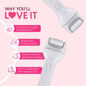 Alternative view of Matra Callus Remover Electric Foot Filer Exfoliator Soft Feet Scrubber - Rechargeable Pedicure Tool
