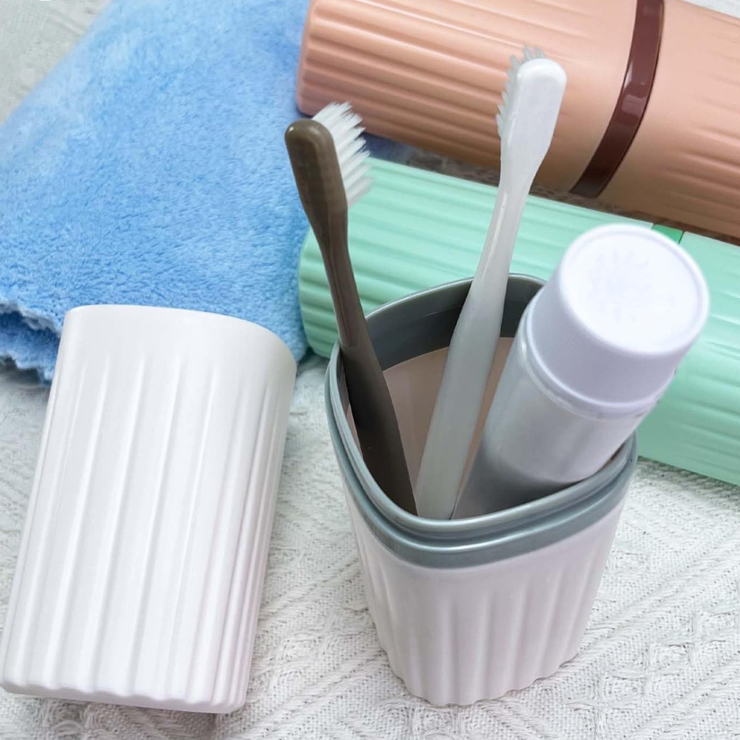 Matra Toothbrush Case Travel Toothpaste Toiletry Holder Portable Storage Cover Compact Makeup Box - Image 3