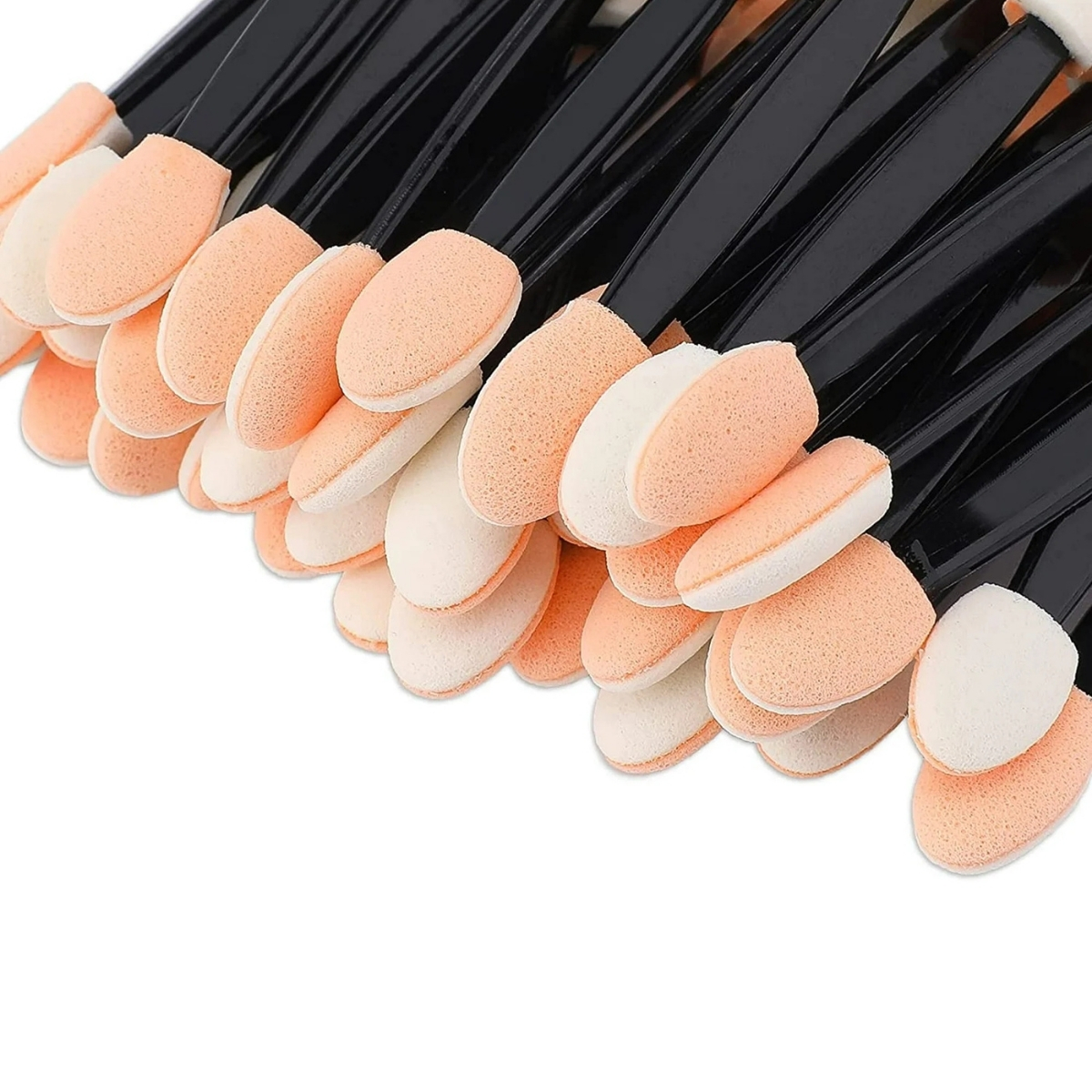 Matra Eyeshadow Applicators Double Sided Sponge Tip Tool Disposable Eye Makeup Blending Brush Set 10Pcs - Image 4
