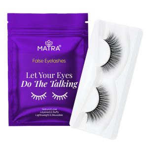 Matra False Eyelashes Natural Looking, Long, Dramatic, Volumizing & Fluffy Fake 3D Lashes (Reusable)